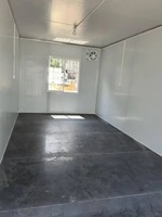 Conteneur préfabriqué, petite maison portable pour salon, montage simple, maisons temporaires pour chantiers de construction, mobiles