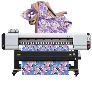 2023 Best Color printer 1.8m dye sublimation textile printer polyester fabric dye sublimation printer