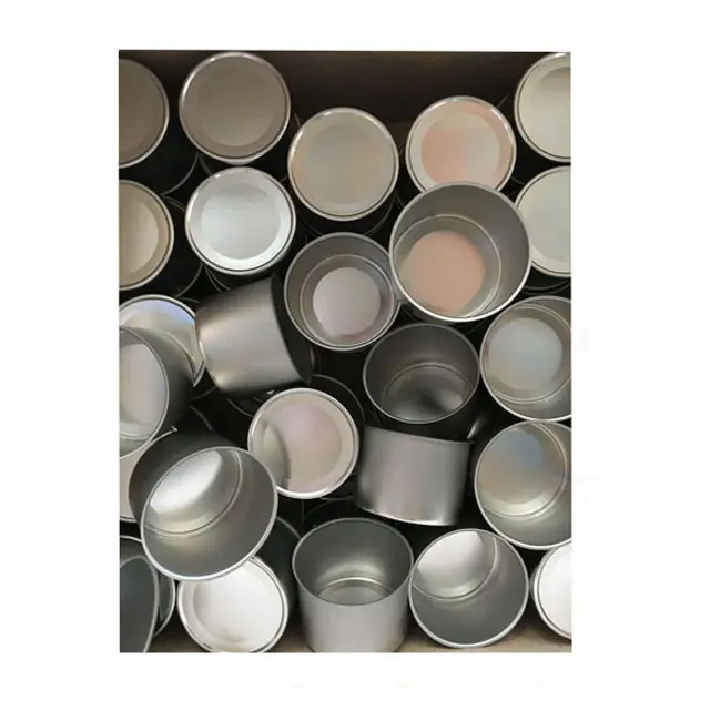 Boîtes plates vides en fer blanc, pour roues de vaisselle