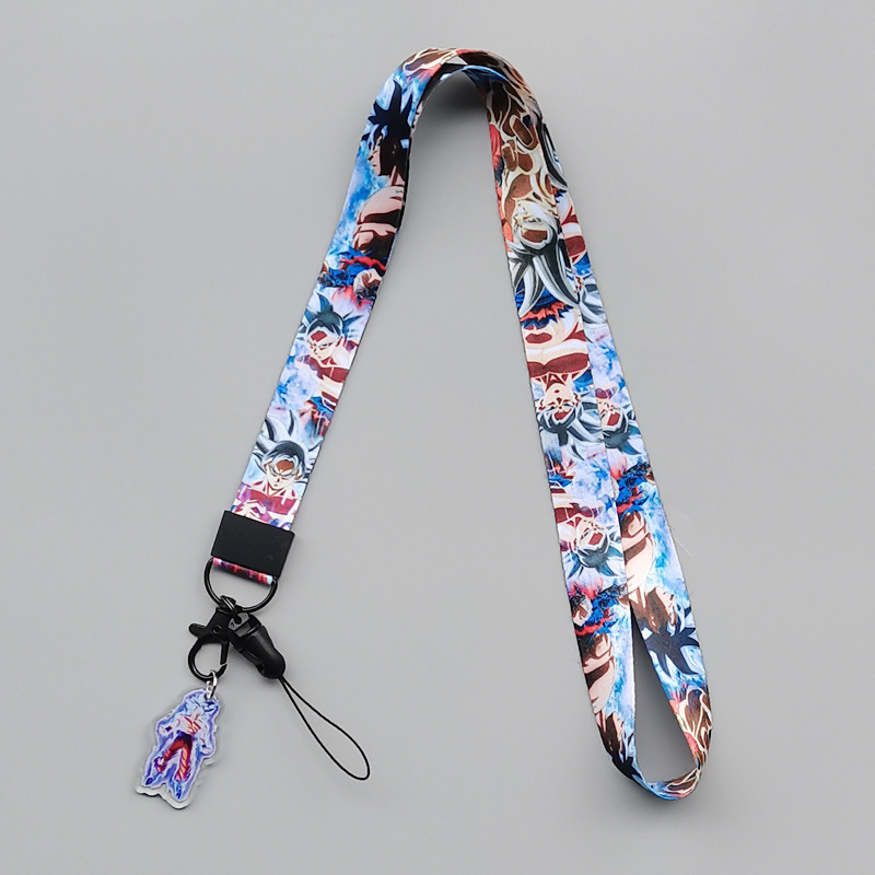 Promotional Gifts Cartoon Anime Dragon Polyester Satin Lanyards Mobile Phone Case Neck Strap Anti-Lost Accessories Lanyards Image 5