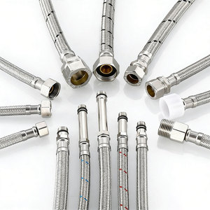 Mangueras Flexibles <span class=keywords><strong>de</strong></span> Alambre Metálico <span class=keywords><strong>de</strong></span> Acero Inoxidable <span class=keywords><strong>para</strong></span> Grifo <span class=keywords><strong>de</strong></span> Cocina/Baño, Diseño Moderno, 1/<span class=keywords><strong>2</strong></span> Pulgada, Tubería <span class=keywords><strong>de</strong></span> <span class=keywords><strong>Agua</strong></span> Fría/Caliente, Mangueras <span class=keywords><strong>de</strong></span> Plomería - Product Image 4