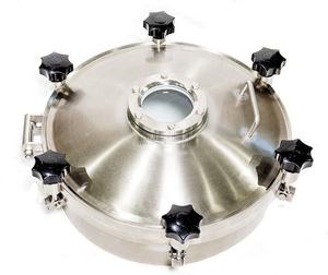 Couverture <span class=keywords><strong>de</strong></span> <span class=keywords><strong>trappe</strong></span> sanitaire manuelle en acier inoxydable SS304, réservoir à pression externe, <span class=keywords><strong>trappe</strong></span> ronde - Product Image 6