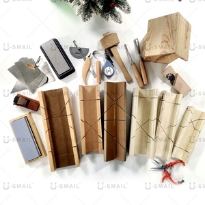 Nouveaux articles en forme de V : Boîte à mortaiser et à onglets en hêtre et MDF, Scie à onglets pour le travail du bois, Outils de menuisier, Outils à mortaiser, Coupe parfaite - Product Image 3