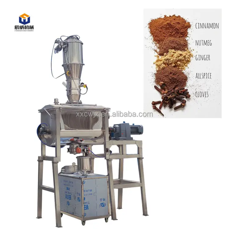 High Precise Manufacture Mixing Machine Durable Professionally Industrial Grade Horizontal Ribbon Mixer Machine