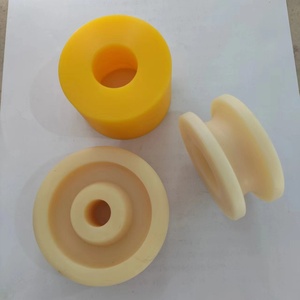 Изготовленные на заказ OEM-ролики из нейлона с H-образным пазом, блок-шкив с 3 пазами и диаметром отверстия 100 мм - Product Image 6