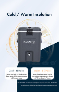 Glacière à roulettes de 25 L au design populaire pour garder les aliments au frais en voiture et à la maison - Product Image 4