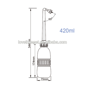 Портативная пластиковая бутылка для биде, 650 мл, 420 мл - Product Image 5