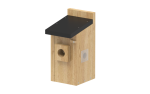 Casetta per Uccelli in Legno Massello con Telecamera per Monitoraggio Fauna Selvatica Design Personalizzato per Osservazione Esterna - Product Image 3