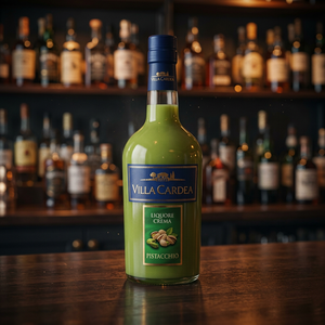 Liqueur italienne à la pistache, recette traditionnelle, Crema Al Pistacchio Villa Cardea, 0,50 L - 6 bouteilles par boîte, 17 % ABV, vert, durée de conservation de 10 ans - Product Image 2