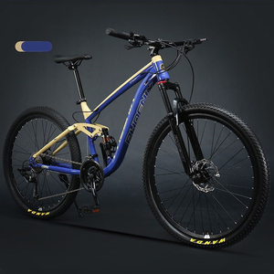 Bicicleta de Montaña para Adultos, Hombres y Mujeres, Ruedas de 24, 26 y 27.5 Pulgadas, Suspensión Completa, 24 Velocidades, Freno de Disco Mecánico - Product Image 4