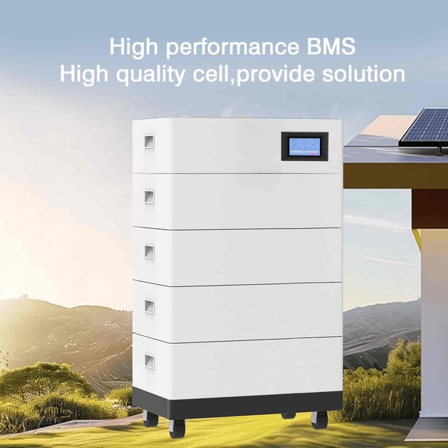 BR SOLAR Stackable Lithium Iron 48V 50Ah 100Ah 10Kwh LFP 51.2V 200Ah Lithium Iron Phosphate Battery for Home Solar Energy