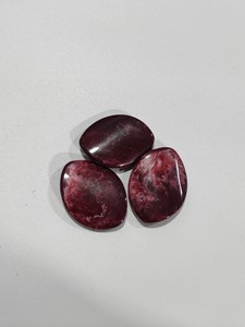Perline acriliche irregolari bicolore effetto conchiglia, leggere, per braccialetti fai da te, catene per telefono, gioielli e artigianato da donna - Product Image 3