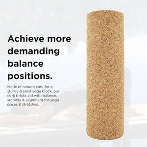 Rullo per Yoga e Pilates in Sughero Naturale Ecologico ad Alta Densità con Logo Personalizzato, per <span class=keywords><strong>Fitness</strong></span> e Massaggio Antistress, 0,9 kg, Vendita all'Ingrosso - Product Image 6