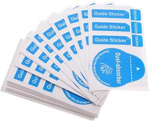 Autocollant de nettoyage de l'écran du téléphone Autocollants de nettoyage amovibles Outil Téléphones Ordinateur portable Absorbeur de poussière Guide Autocollant - Product Image 3