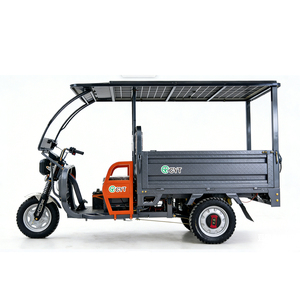 Tricycle électrique à chargement solaire, chariot de nourriture mobile à 3 roues avec auvent, rickshaw électrique pour la vente de rue destiné aux entreprises - Product Image 3