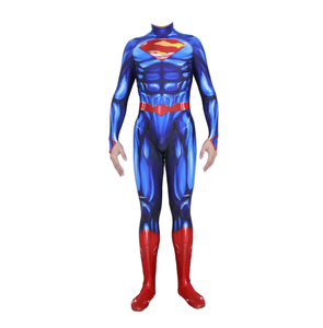 <span class=keywords><strong>Disfraz</strong></span> de Cosplay de Superhéroe de Anime para Halloween Traje de <span class=keywords><strong>Superman</strong></span> con Body y Capa para Hombre Adulto - Product Image 4