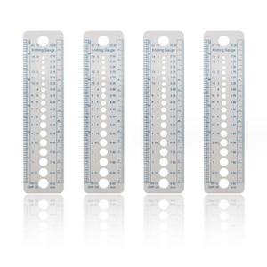 Пластиковые аксессуары для вязания, размеры США, Канада, вязальная игла, дюйм, линейка для шитья - Product Image 4