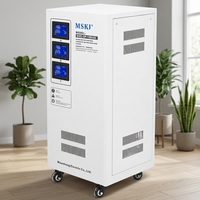 Régulateur de tension triphasé CE 100% puissance, stabilisateur 380V, contrôle de servomoteur, écran LCD, bobine en cuivre, AVR automatique AC