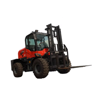 Chariot élévateur tout-terrain 4x4 pour extérieur, livraison gratuite, 3,5 tonnes, 5,0 tonnes, 7 tonnes, chariot élévateur tout-terrain robuste