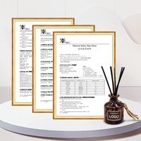 Pas Cher Vente en Gros Sans Flamme Aroma Reed Diffuseur Parfum Usage Domestique Chambre Parfum Désodorisant Longue Durée Élégant Compact