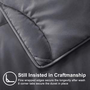 Toptan soğutma hafif yorgan sıcak yaz yatak nefes gri nevresim tüm sezon basit Polyester oteller için - Product Image 5