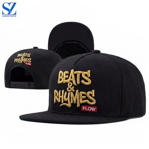 Casquettes Snapback personnalisées avec logo brodé en gros, casquettes ajustées vierges avec fermeture à pression réglable - Product Image 1