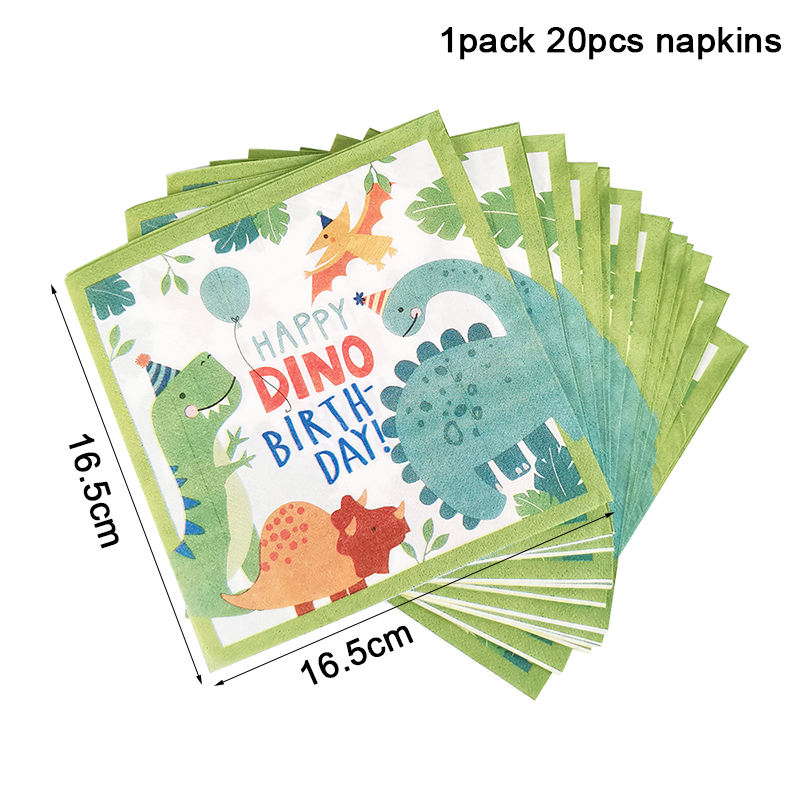 1 paquet 20pcs serviettes