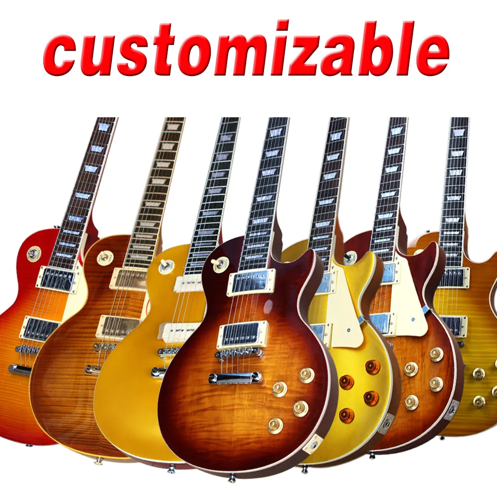 Flyoung Wholesale Electric Guitar 6 Strings Stringed Instruments Cheap Price Factory Guitar Custom Logo