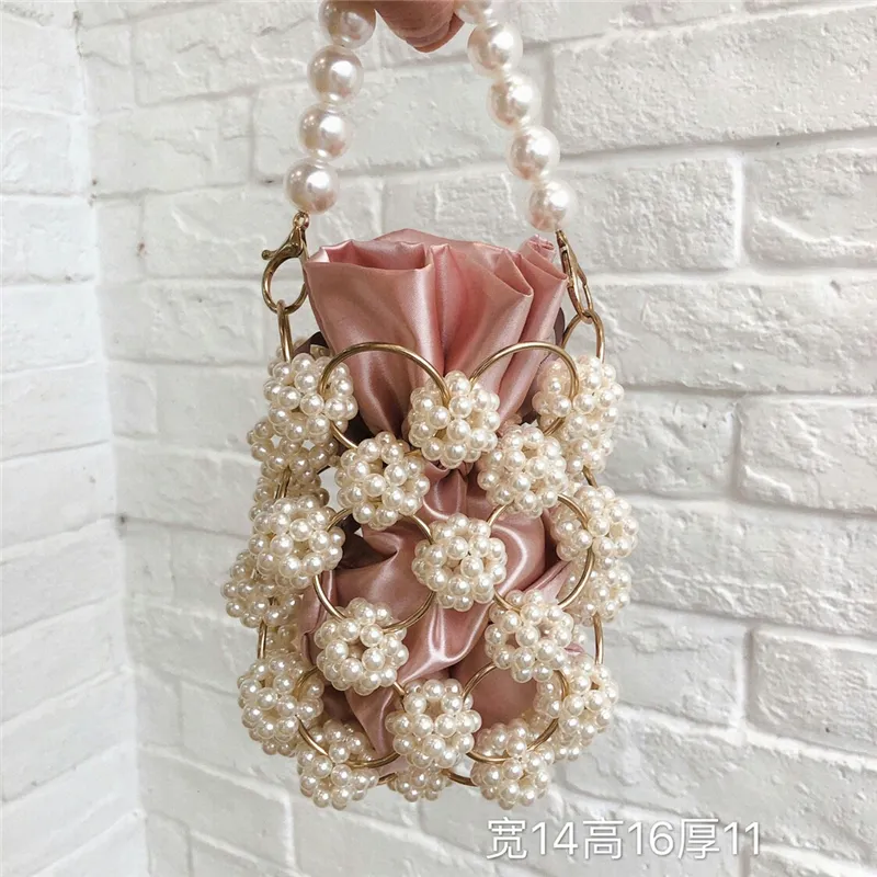 Bolsas de pérolas escavadas para noite, bolsas pequenas de miçangas, de festa e casamento, para mulheres