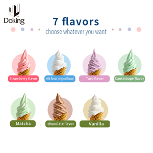 Doking Halal trái cây kem bột mềm kem bột bong bóng trà cửa hàng Sundae <span class=keywords><strong>Ice</strong></span>-<span class=keywords><strong>Cream</strong></span> <span class=keywords><strong>Cone</strong></span> giỏ hàng - Product Image 4