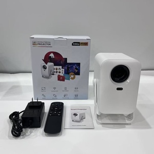 Projecteur de film Keystone Smart TV natif 720P 4K avec WiFi 6BT Rotation à 120 ° 200 ANSI Projecteur intelligent Home Cinema - Product Image 6