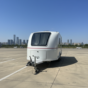 Caravane de luxe à double essieu pour 4 personnes, en aluminium, avec <span class=keywords><strong>auvent</strong></span> électrique et suspension indépendante pour le <span class=keywords><strong>camping</strong></span> en <span class=keywords><strong>camping</strong></span>-<span class=keywords><strong>car</strong></span> - Product Image 1