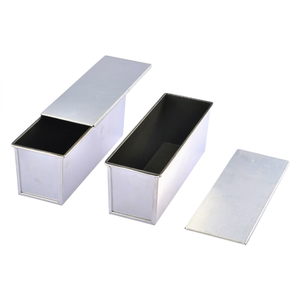 ATLAS STAR - Tapa para Molde de Pan Industrial de Aluminio Antiadherente, Negra, 1.0 mm de Grosor, Apta para Alimentos, Lavavajillas y Horno, para Producción de Panadería - Product Image 1