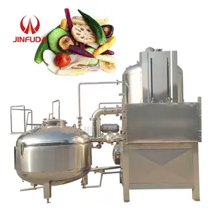 Fruit And Vegetable Crisp Processing Machine Vacuum Fryer For Crispy Fruit And Vegetable Slices Processing Sell Like Hot Cakes