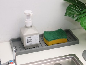 Multiuso da bagno e lavello da cucina Organizer vassoio spugna e portasapone in Silicone vassoio lavello da cucina - Product Image 5