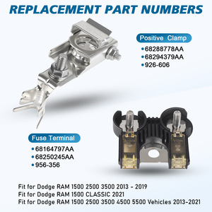 <b>Battery</b> <b>Terminal</b> Kit 926-606/68164797AA Stainless Steel For Dodge RAM 1500 2500 3500 2013-2019 - Product Image 5