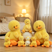 Porte-clés en peluche canard, adorable pendentif canard en peluche, porte-clés en tissu de coton doux, petit animal en peluche, cadeau promotionnel OEM ODM