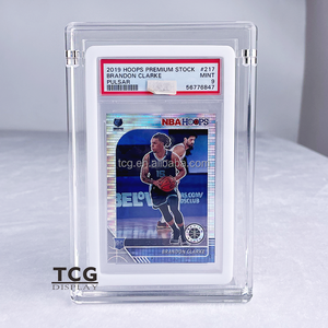 Présentoirs <span class=keywords><strong>en</strong></span> acrylique de haute qualité pour cartes gradées BGS, cadre de rangement pour cartes de sport de basketball, protection antichoc PSA, étui pour cartes gradées - Product Image 1