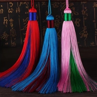 Sjzmm 16cm pur fait à la main exquis chinois soie rayonne gland avec multicolore 100% rayonne fil glands pour la fabrication de bijoux