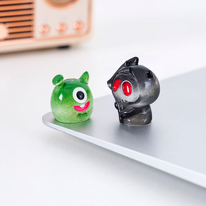 Nouvelle figurine mignonne de petit monstre d'Halloween KI Yuewu, accessoires décoratifs DIY, bibelot de bureau ou de voiture - Product Image 4