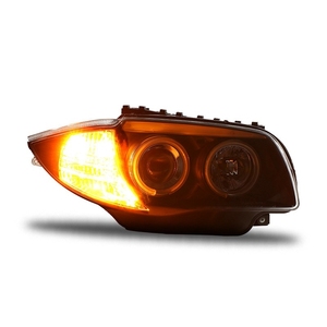 08-11 mise à niveau des phares pour BMW <span class=keywords><strong>118</strong></span> 120i 130i modifié Angel Eye lentille phare au xénon série 1 <span class=keywords><strong>E87</strong></span> assemblage de phares - Product Image 3
