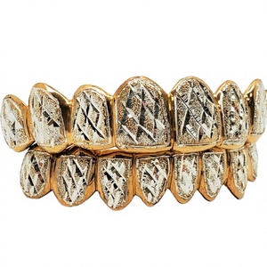 Grillz Hip Hop Karry Iced Out en Moissanite, Décoration Dentaire en Argent 925 Certifié, Personnalisé pour Dents - Product Image 2