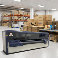 Imprimante automatique de cartons haute vitesse, impression numérique sur carton ondulé en une seule passe et en plusieurs passes