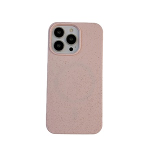Nueva llegada Colorida funda de <span class=keywords><strong>teléfono</strong></span> de paja de trigo biodegradable para iPhone para SAMSUNG para HUAWEI para OPPO para <span class=keywords><strong>GOOGLE</strong></span> <span class=keywords><strong>teléfono</strong></span> reciclado - Product Image 1