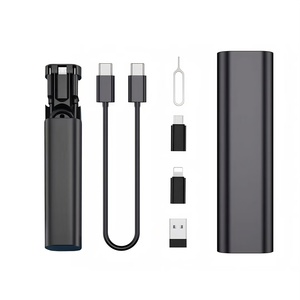 Câble de charge rétractable 6-en-1 avec adaptateurs pour voyage, organisateur de câbles USB-C à charge rapide PD portable - Product Image 1