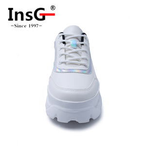 حذاء نسائي مكتنز, حذاء نسائي مكتنز على طراز المشي ، حذاء رياضي آخر صيحات الموضة - Product Image 4