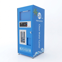 Distributeur d'eau à monnayeur autonome, machine de remplissage et de distribution d'eau pure intégrée, station d'eau potable RO communale