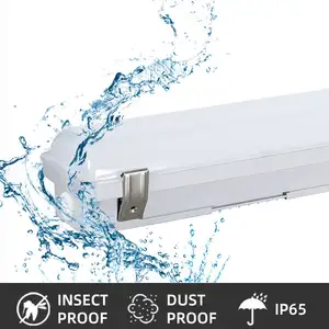 Ip65 Led ışık kısılabilir otopark su geçirmez Led buhar sıkı ışık 4ft 40w 60w tri-geçirmez ışık