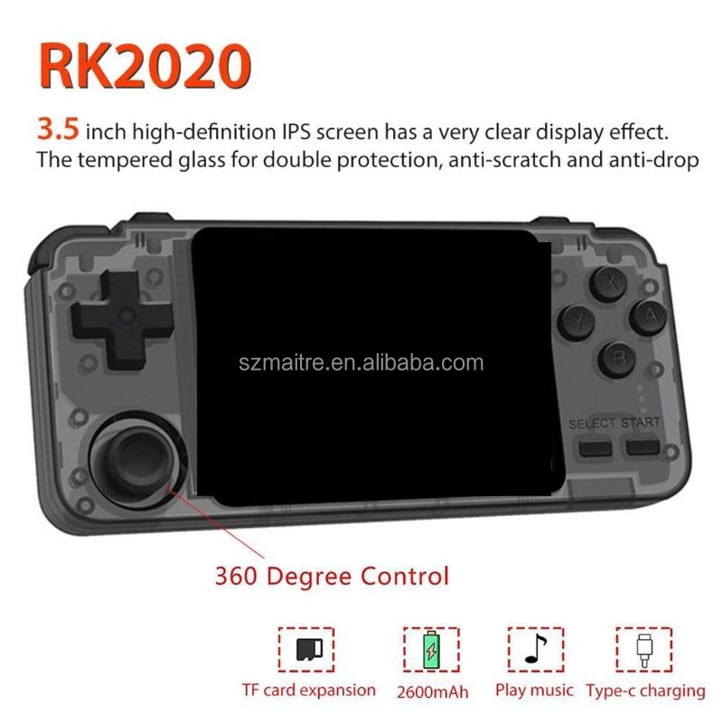 RK2020 レトロゲーム機　64g 携帯ゲーム機 新時代が来る！中華ゲーム機「RK2020」が爆誕！今度は