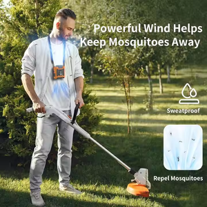 Banco de energía portátil de 10000mAh, ventilador de refrigeración sin aspas de alta velocidad, Clip de cintura portátil <span class=keywords><strong>para</strong></span> viajes al aire libre, trabajo, coche, RV, aplicación - Product Image 3